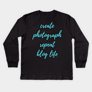 Blog Life Kids Long Sleeve T-Shirt